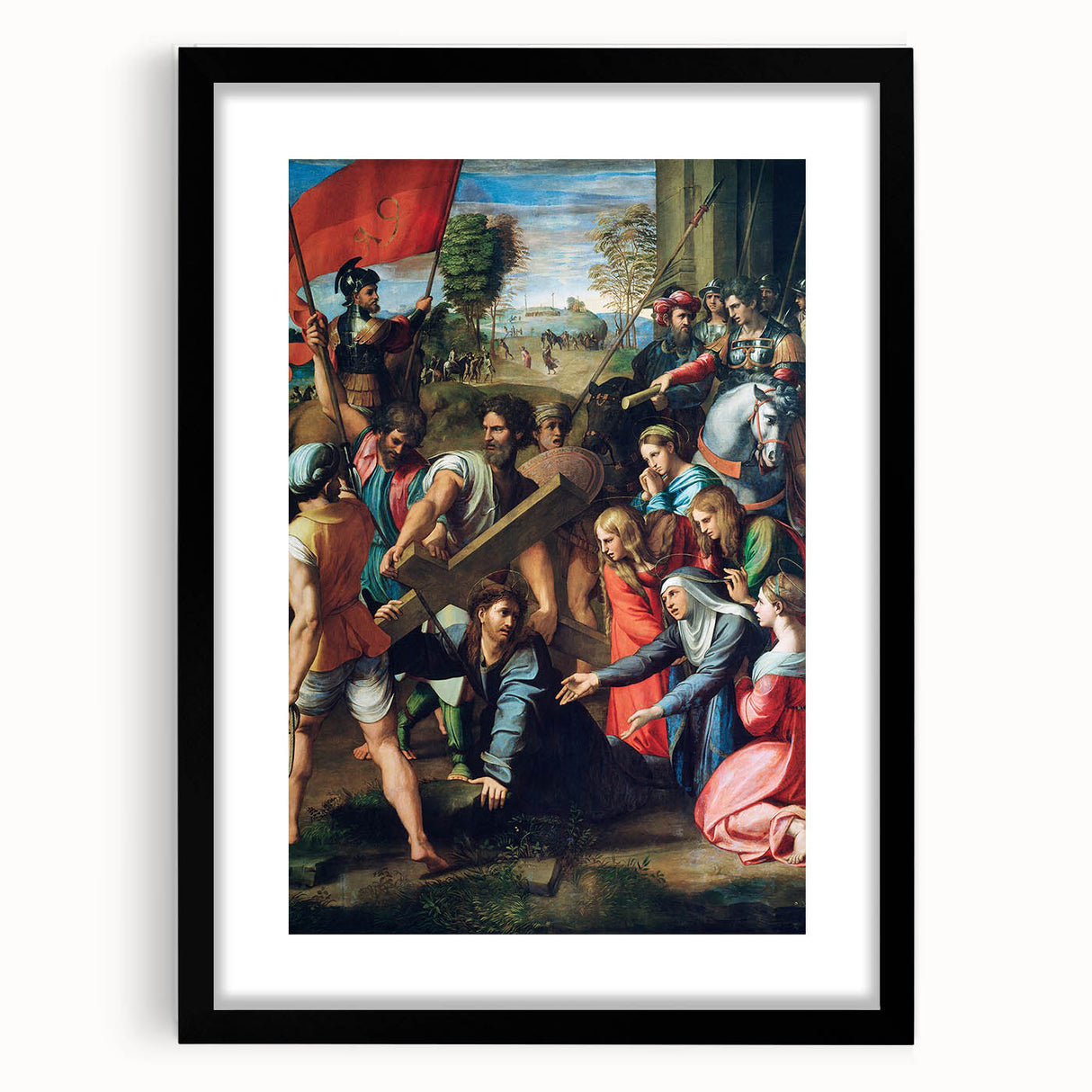 Christ Falling on the Way to Calvary by Raphael - Renaissance Art Print