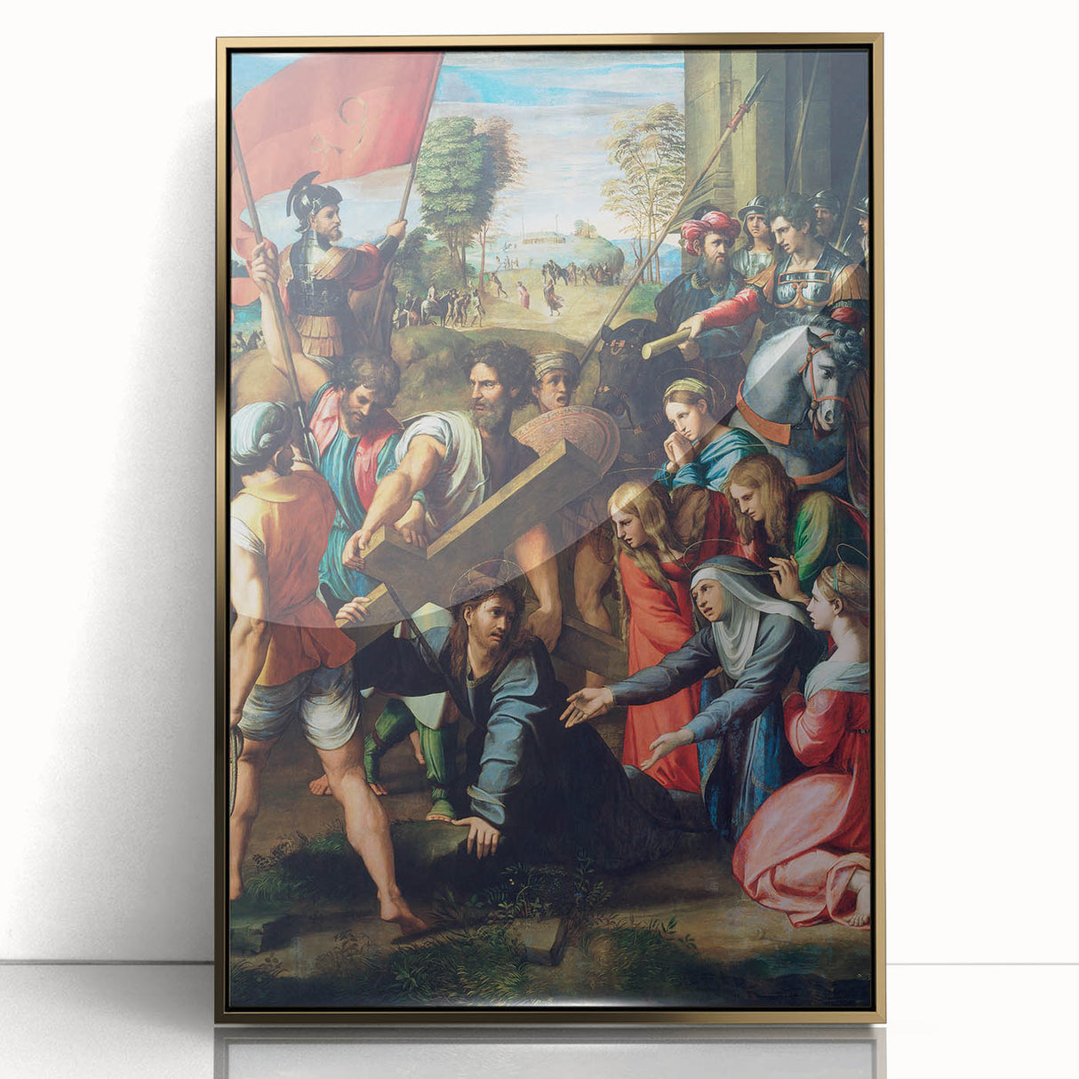 Christ Falling on the Way to Calvary by Raphael - Renaissance Art Print