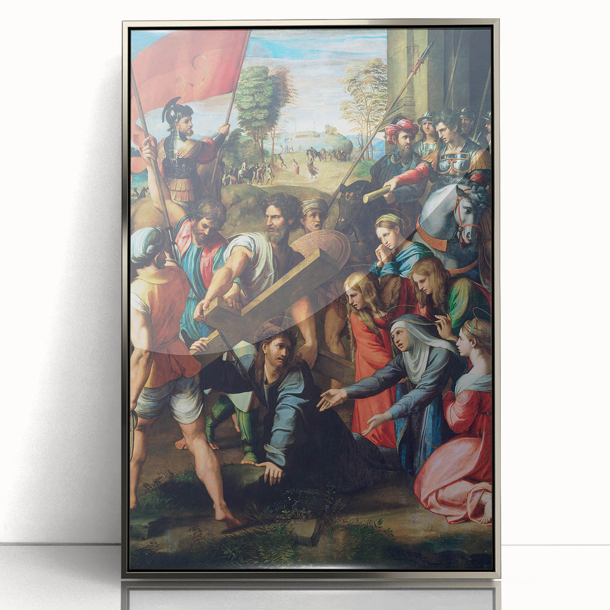Christ Falling on the Way to Calvary by Raphael - Renaissance Art Print