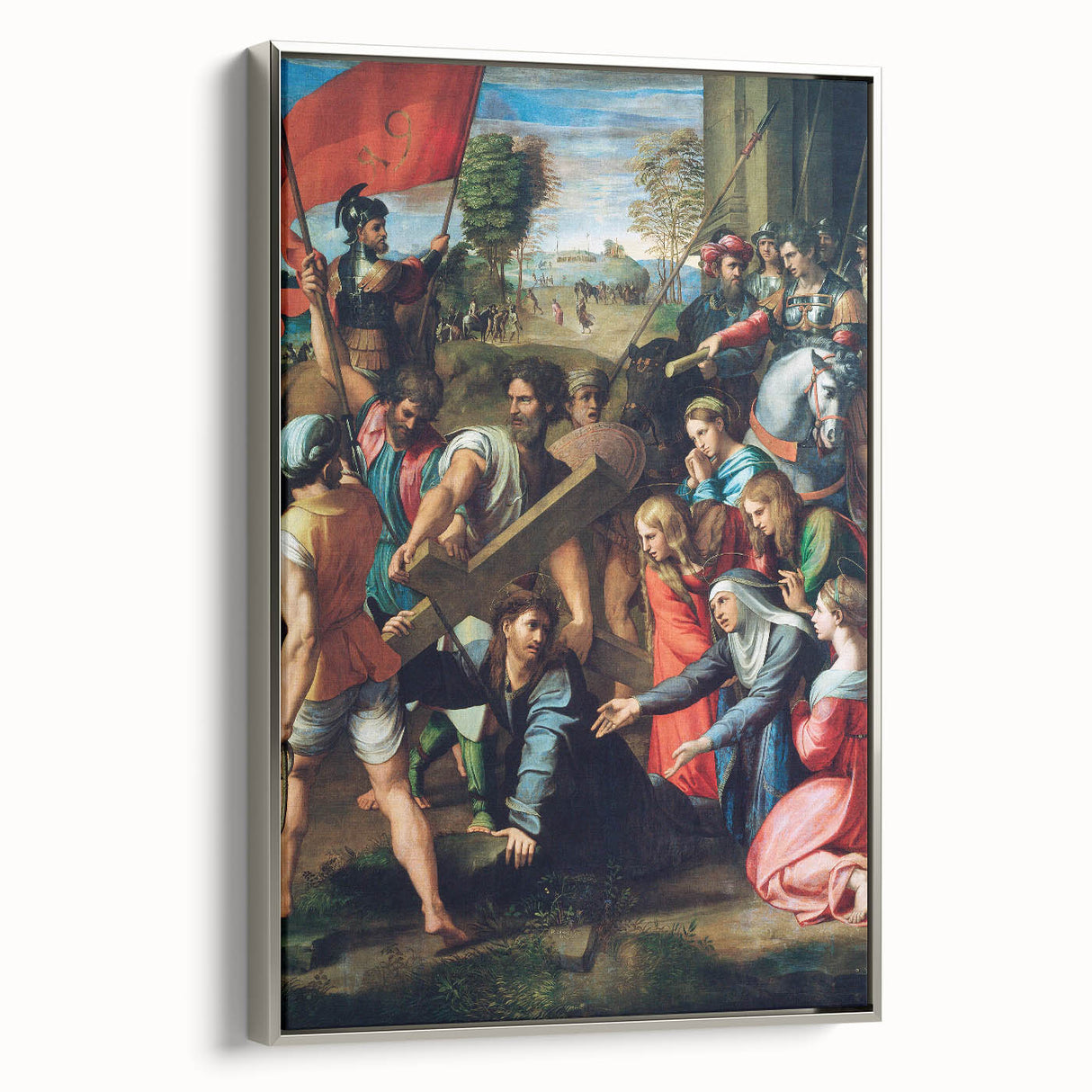 Christ Falling on the Way to Calvary by Raphael - Renaissance Art Print