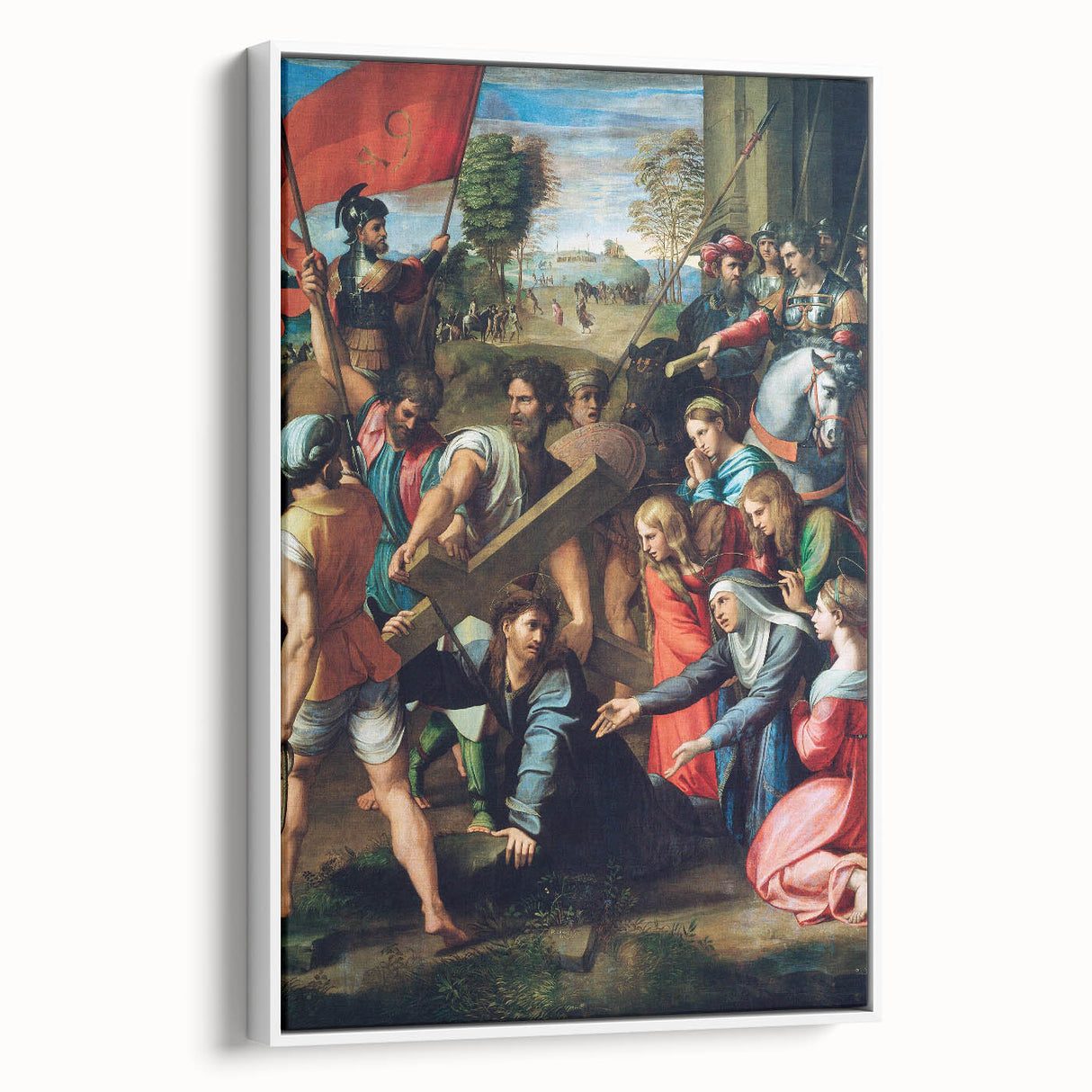 Christ Falling on the Way to Calvary by Raphael - Renaissance Art Print