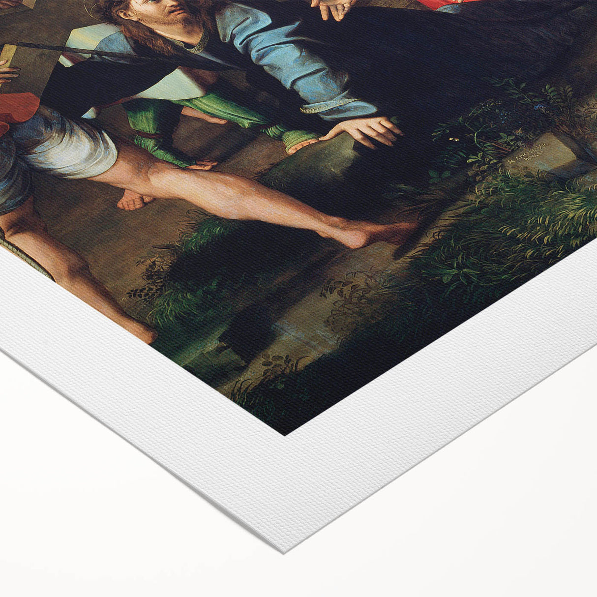 Christ Falling on the Way to Calvary by Raphael - Renaissance Art Print