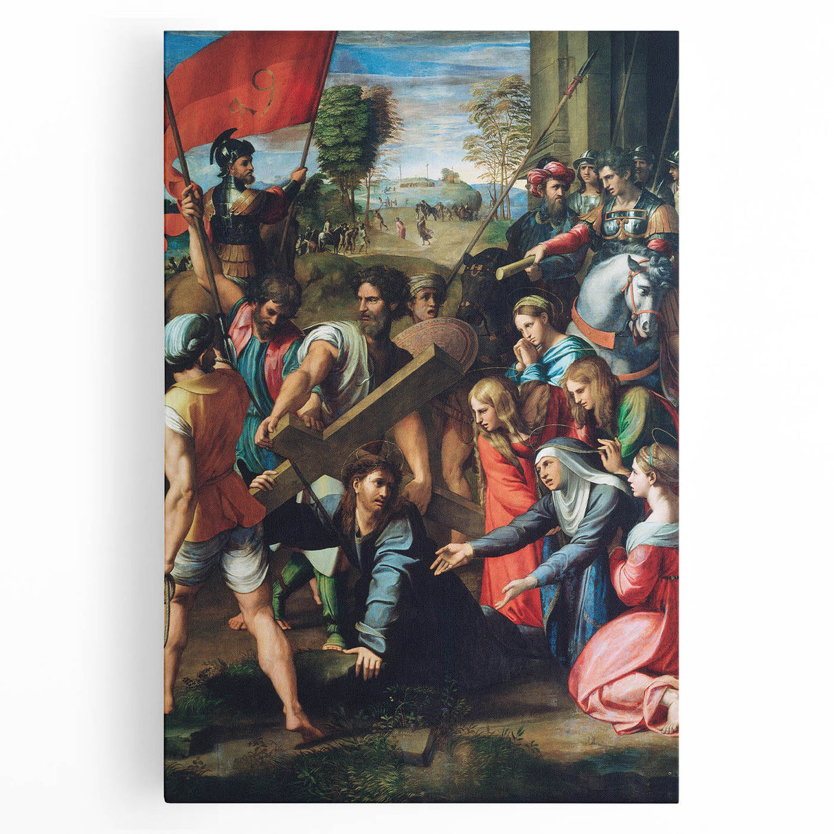 Christ Falling on the Way to Calvary by Raphael - Renaissance Art Print