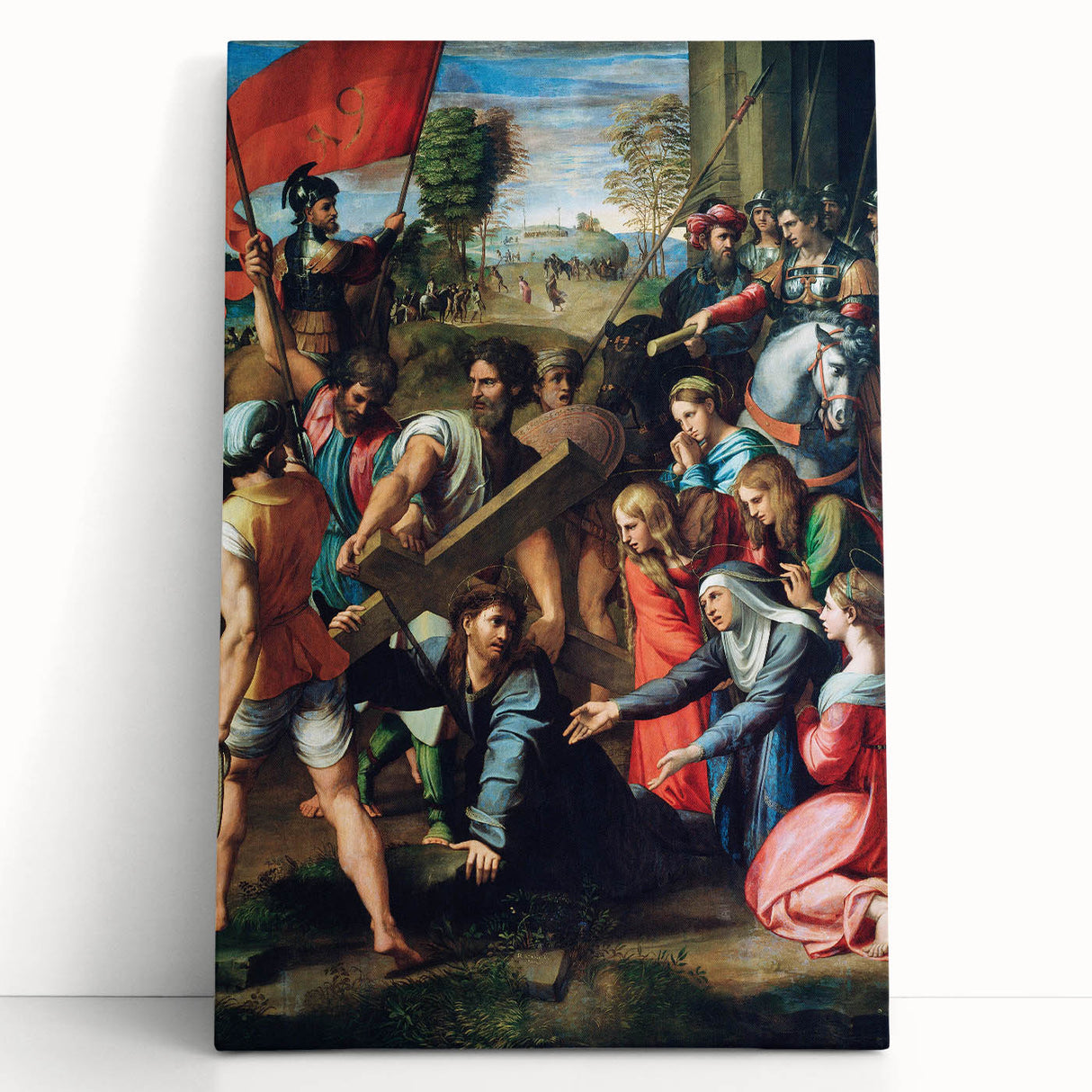 Christ Falling on the Way to Calvary by Raphael - Renaissance Art Print