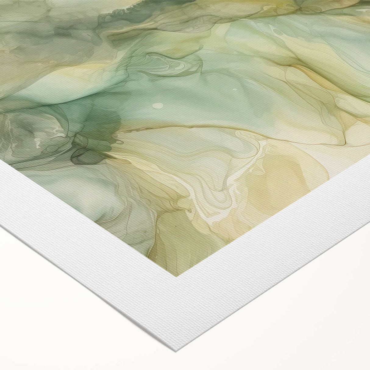 Abstract strokes wall art on rolled canvas showcasing vibrant colors of blue, pink, and gold, ideal for modern home decor. Packaged securely in a sturdy tube.