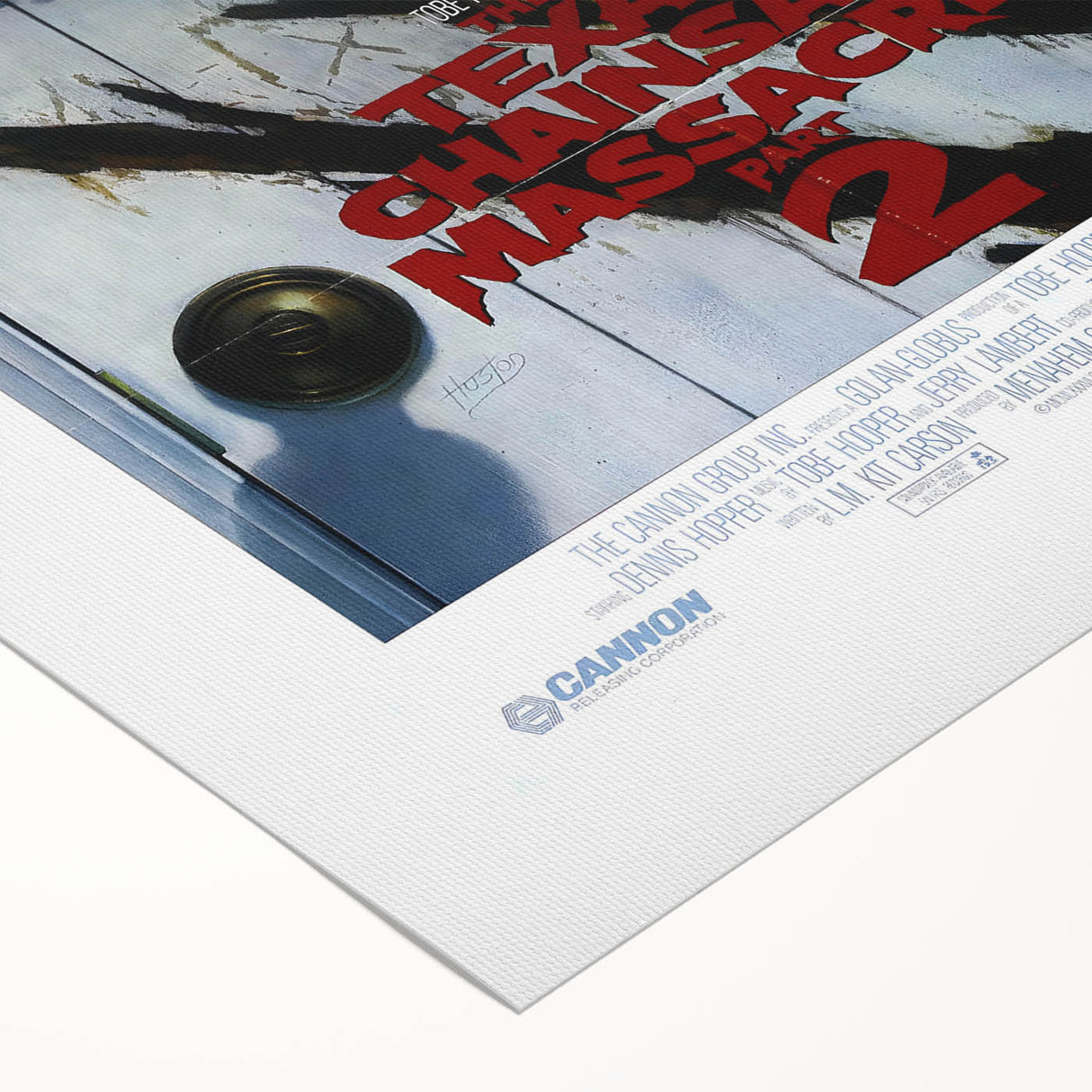 Retro Wall Art - Texas Chainsaw Massacre Part 2 Poster - 80s Horror Art