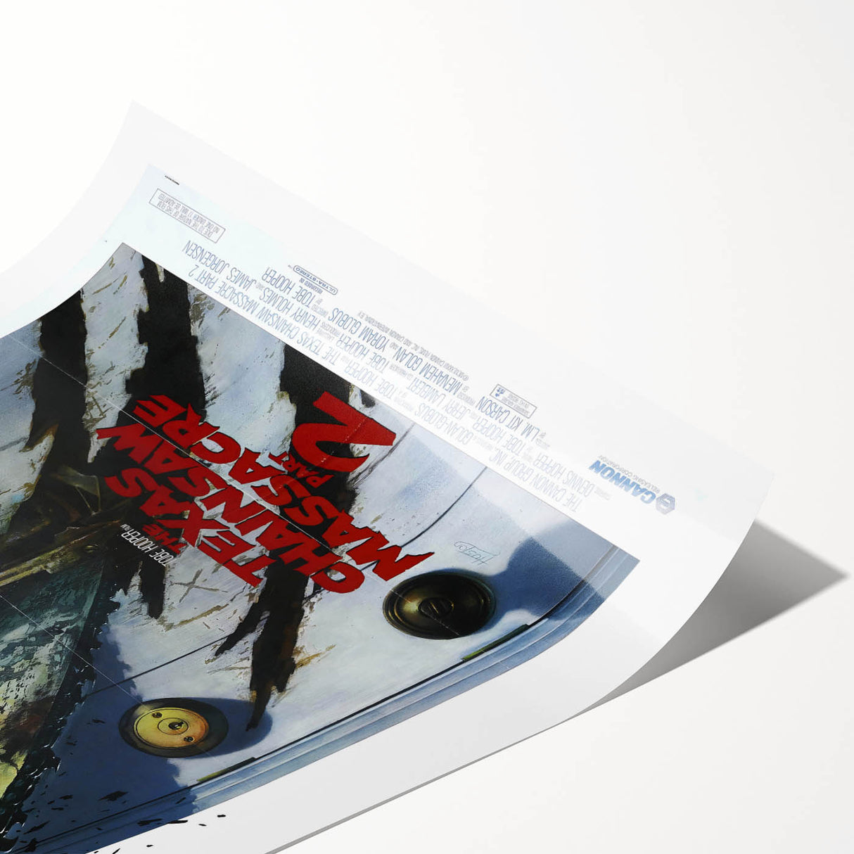 Retro Wall Art - Texas Chainsaw Massacre Part 2 Poster - 80s Horror Art