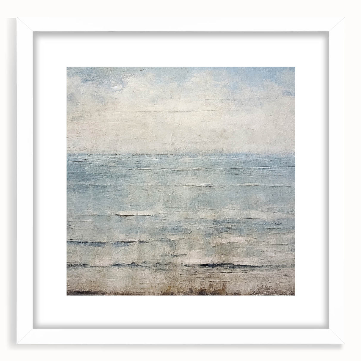 Abstract strokes wall art framed in white with a matte finish, showcasing vibrant colors and fluid shapes, ideal for modern home decor and artistic spaces.