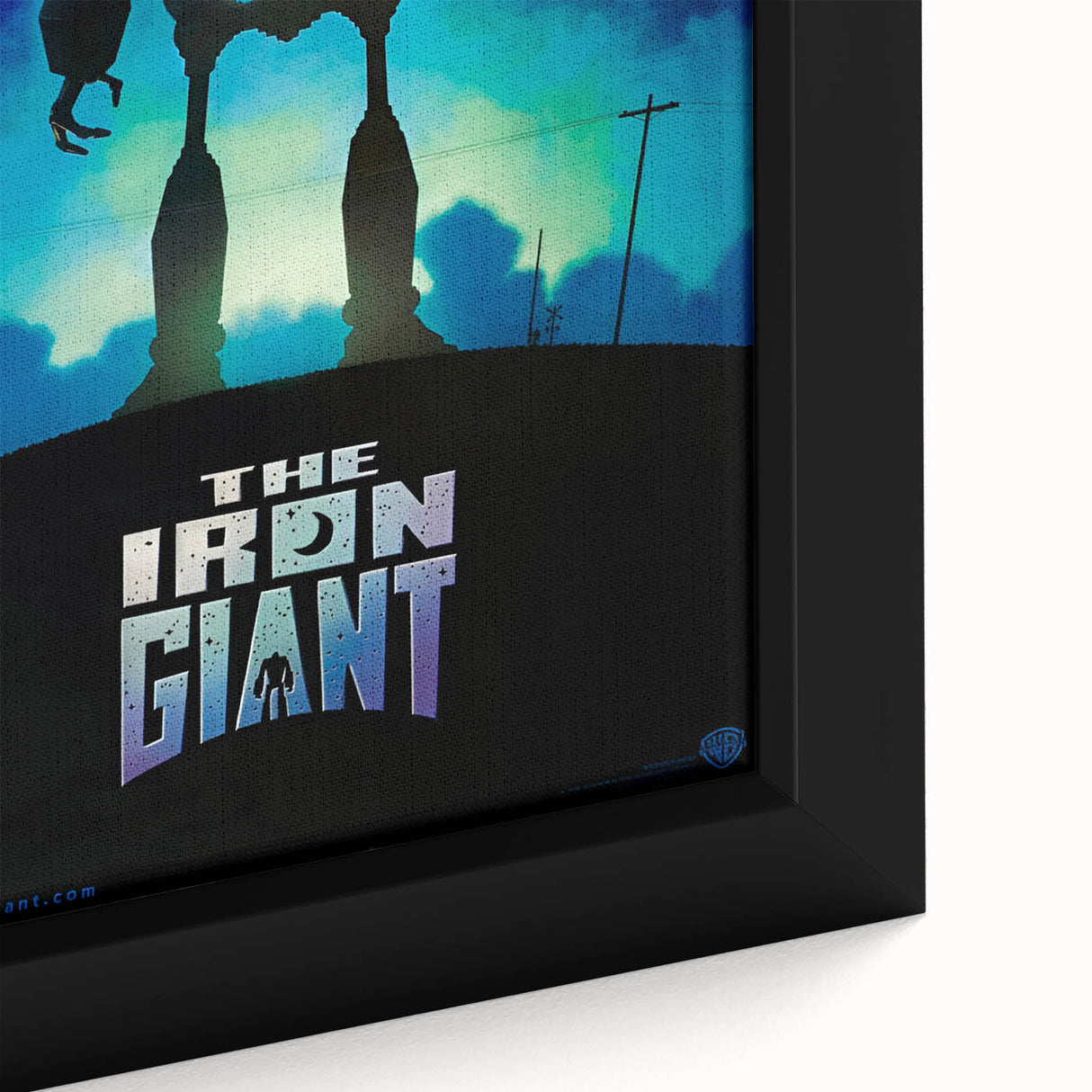 Retro Wall Art - The Iron Giant Movie Poster - 90s Animated Film Art