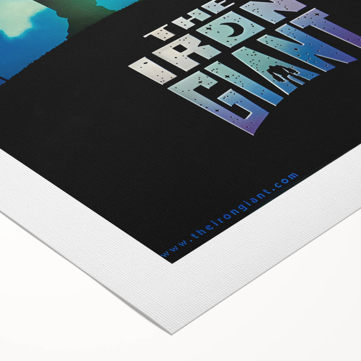 Retro Wall Art - The Iron Giant Movie Poster - 90s Animated Film Art