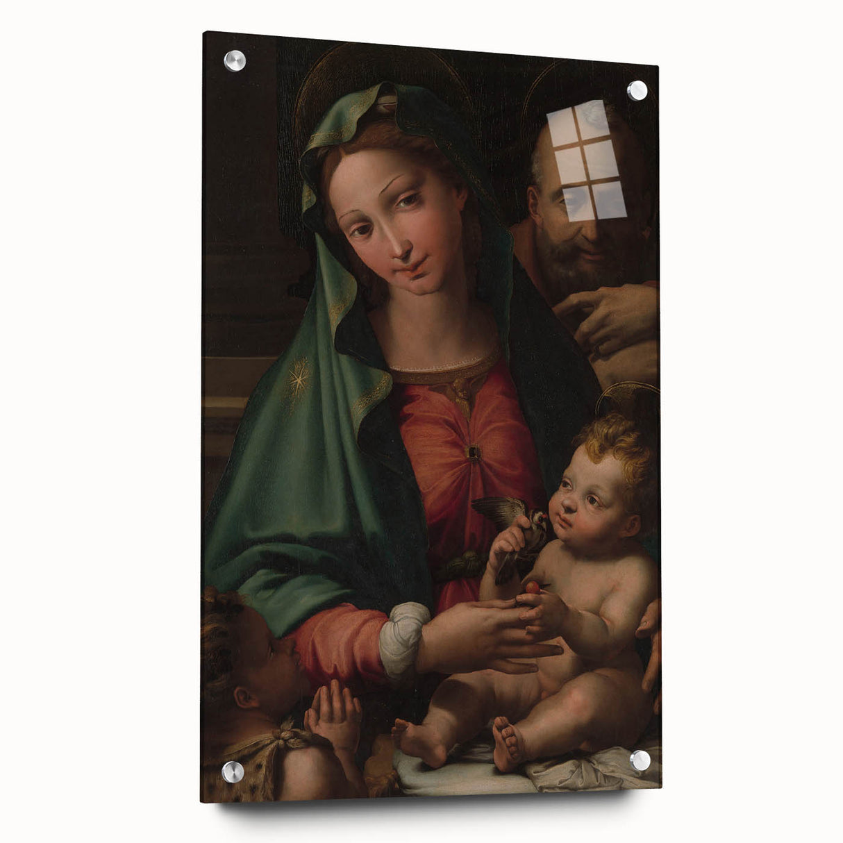 Holy Family with Infant Saint John by Perino del Vaga - Renaissance Art