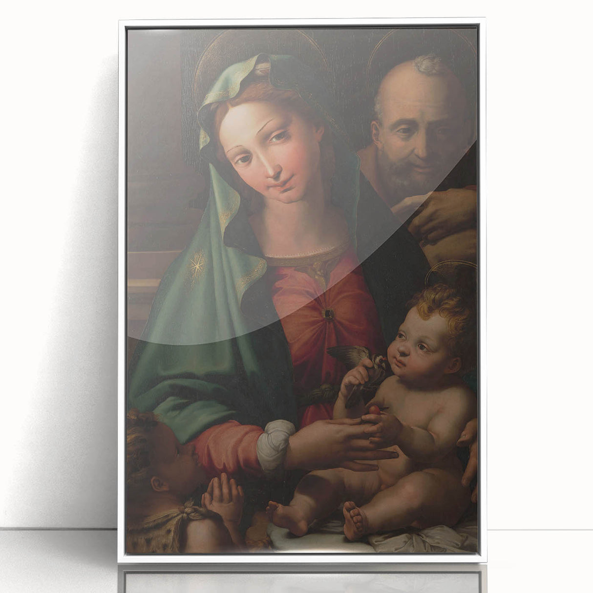 Holy Family with Infant Saint John by Perino del Vaga - Renaissance Art