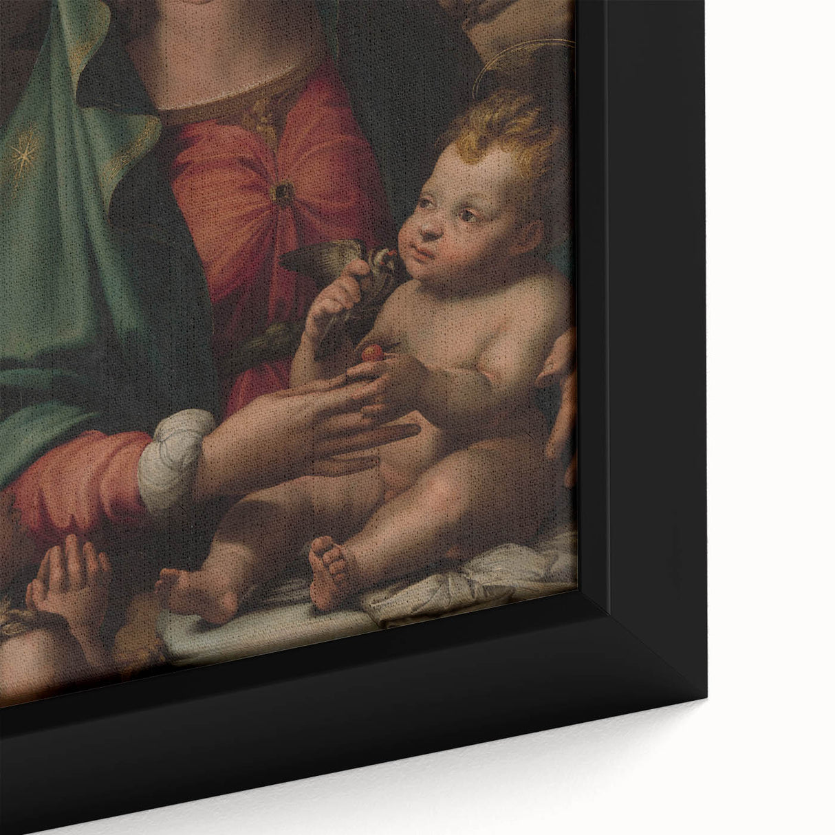 Holy Family with Infant Saint John by Perino del Vaga - Renaissance Art