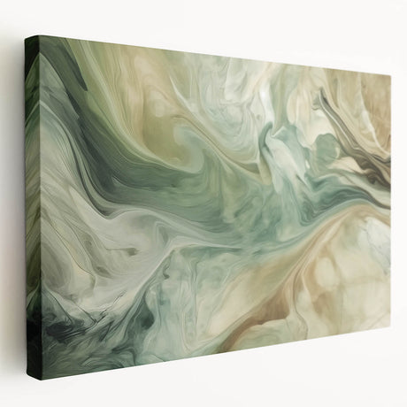 Abstract strokes wall art on stretched canvas, showcasing vibrant colors and dynamic patterns, ideal for modern home decor and artistic ambiance.