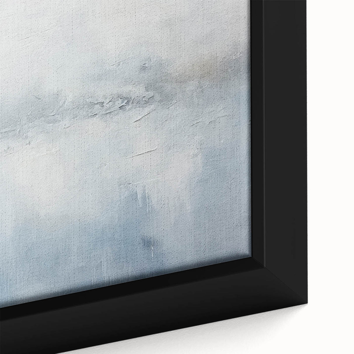 Abstract strokes in vibrant colors create a striking wall art piece, showcasing dynamic brushwork and texture, framed elegantly for modern decor enhancement.