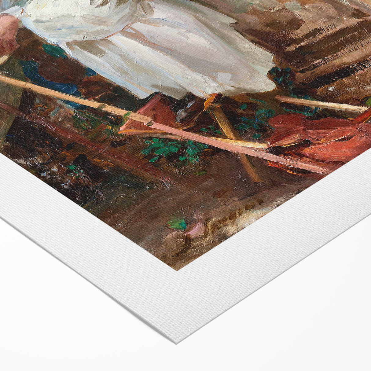 Romanticism Art: The Fountain at Villa Torlonia by Sargent Canvas