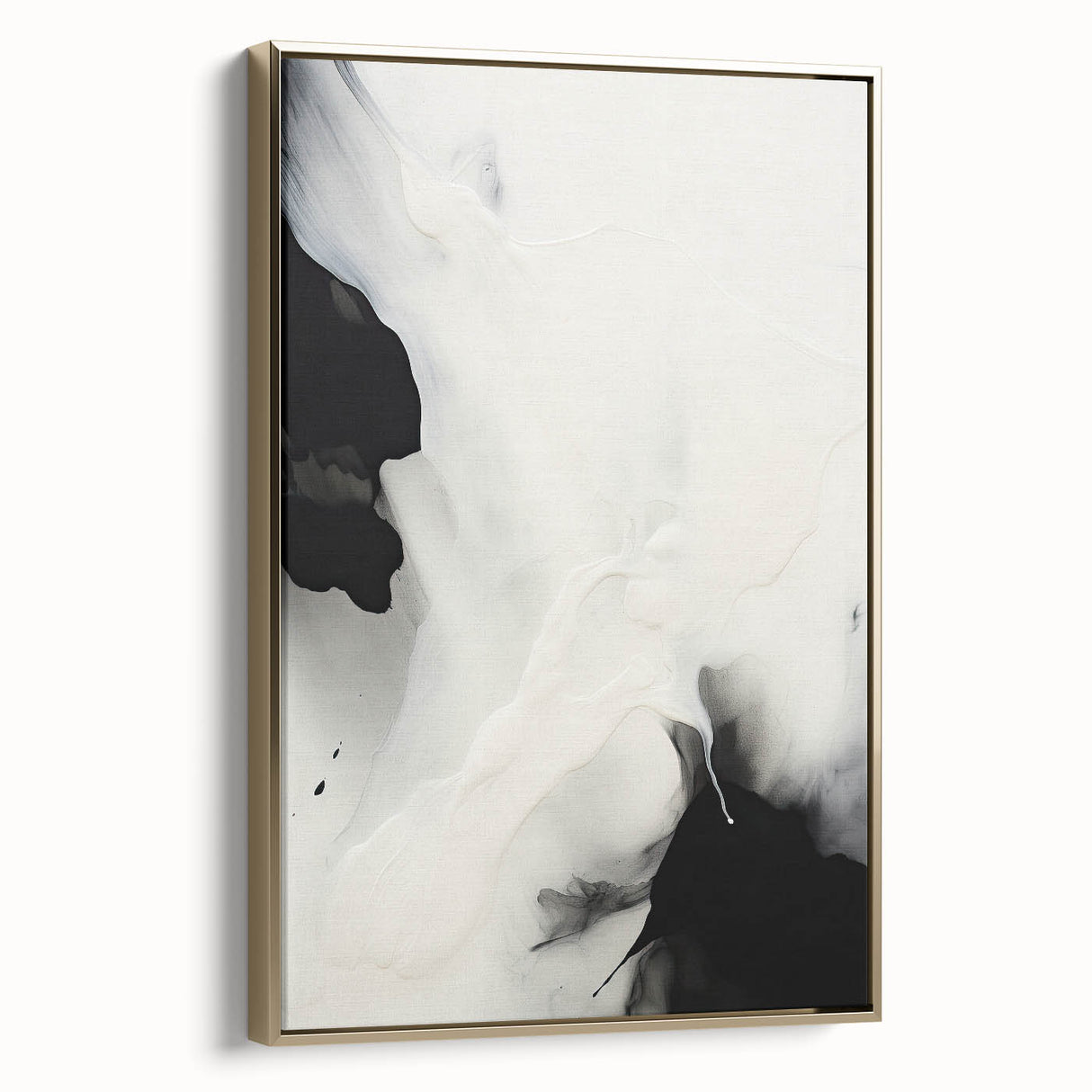 Acrylic Glass Art for Dining Room Walls - Black & White Abstract