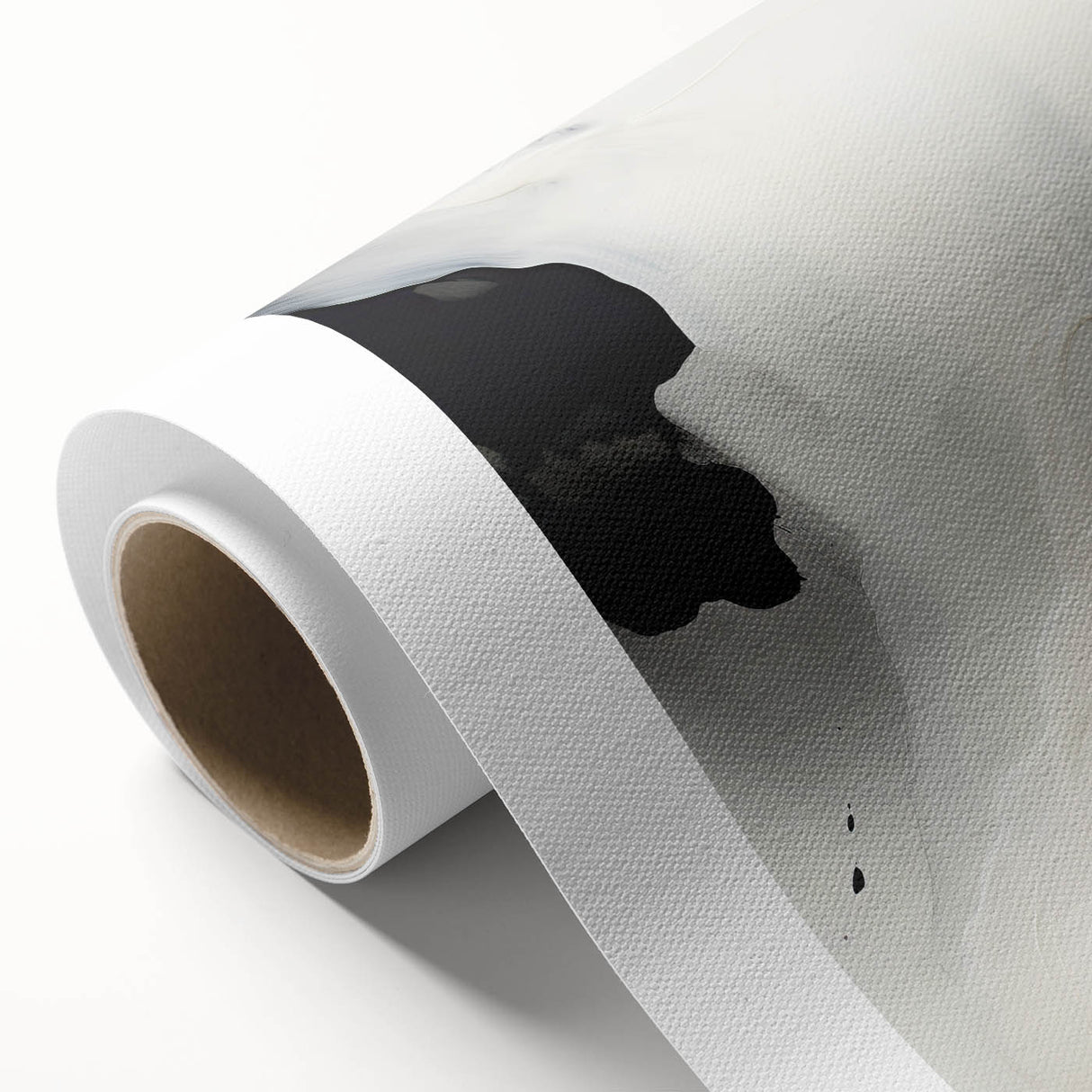 Acrylic Glass Art for Dining Room Walls - Black & White Abstract