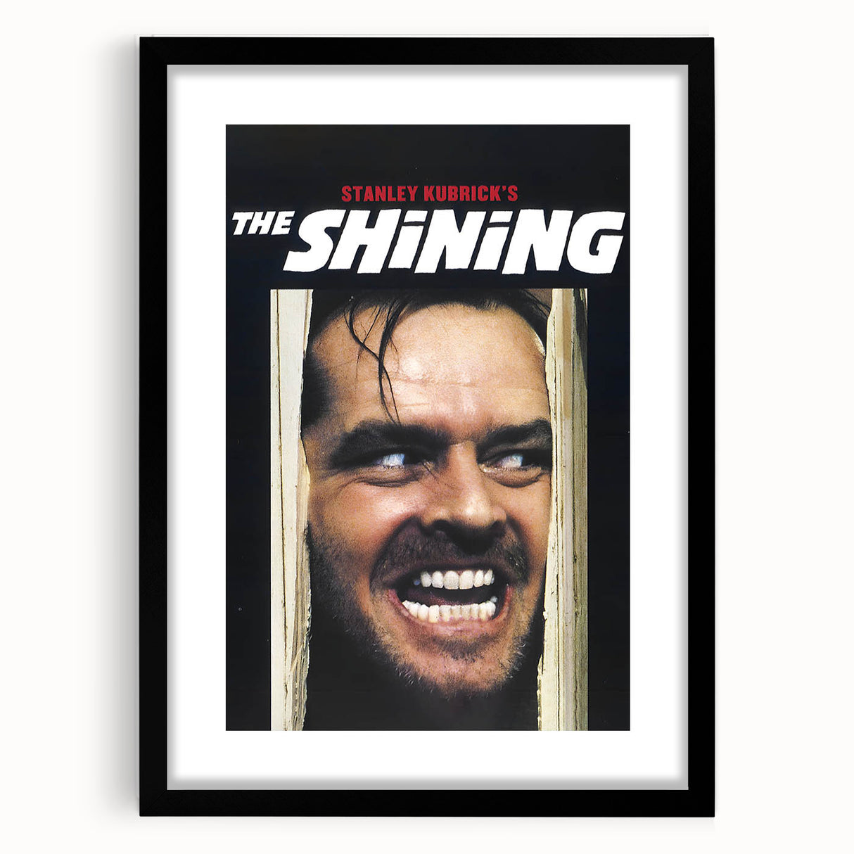 Retro Wall Art - The Shining Movie Poster - 80s Horror Classic Art