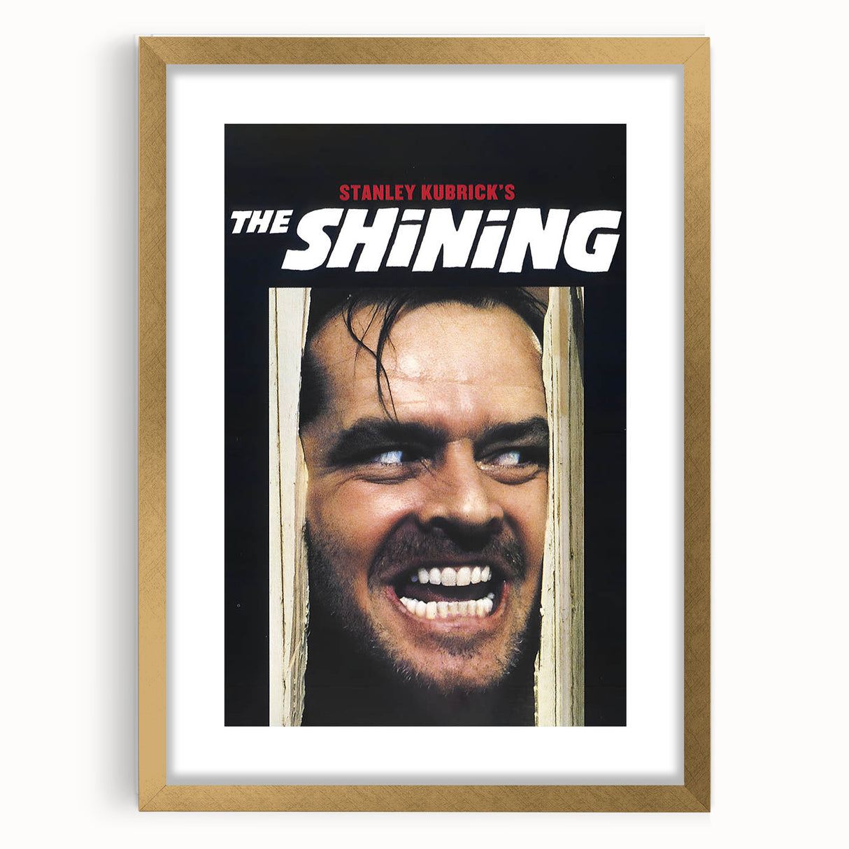 Retro Wall Art - The Shining Movie Poster - 80s Horror Classic Art