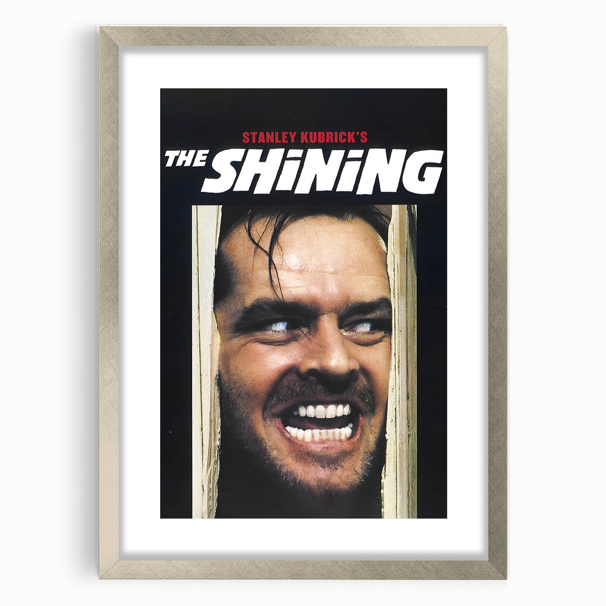 Retro Wall Art - The Shining Movie Poster - 80s Horror Classic Art