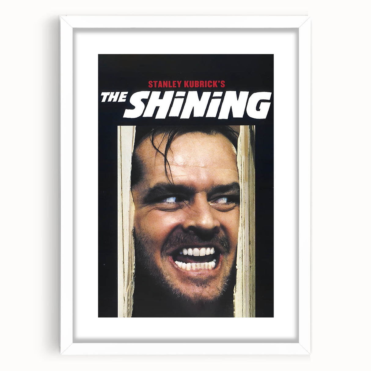 Retro Wall Art - The Shining Movie Poster - 80s Horror Classic Art