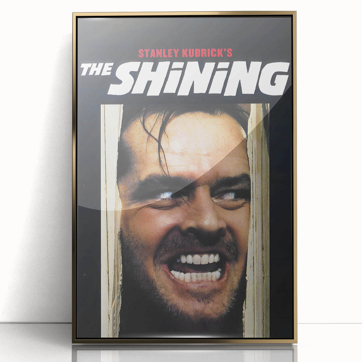 Retro Wall Art - The Shining Movie Poster - 80s Horror Classic Art