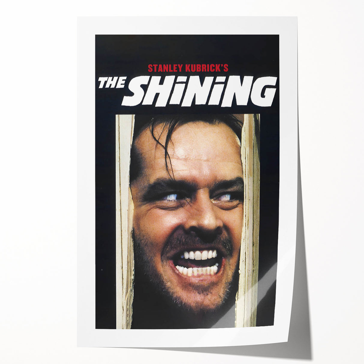 Retro Wall Art - The Shining Movie Poster - 80s Horror Classic Art
