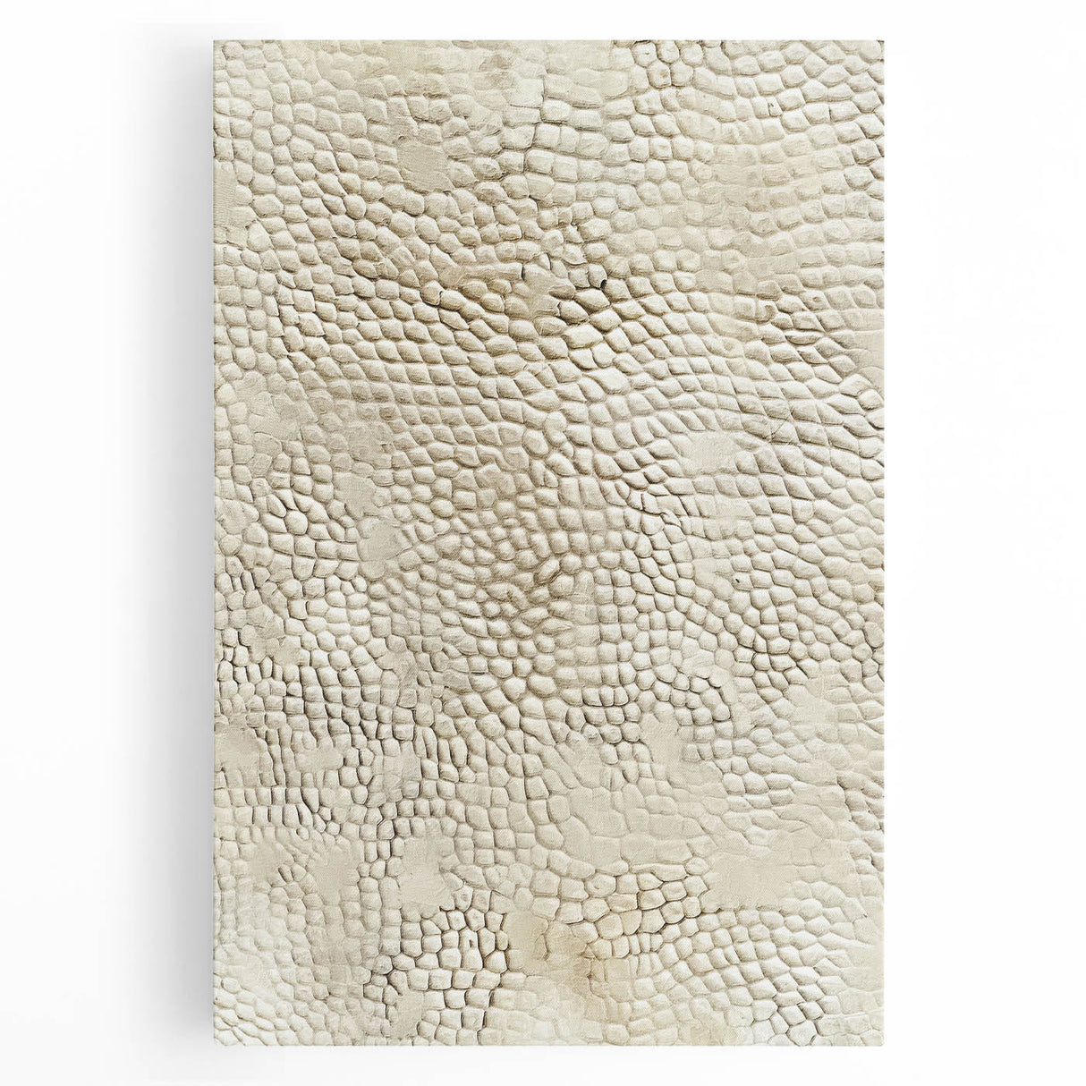 Abstract wall art featuring vibrant strokes in shades of blue, orange, and yellow on a stretched canvas, ideal for modern home decor. Perfect for adding color and personality to any living space.