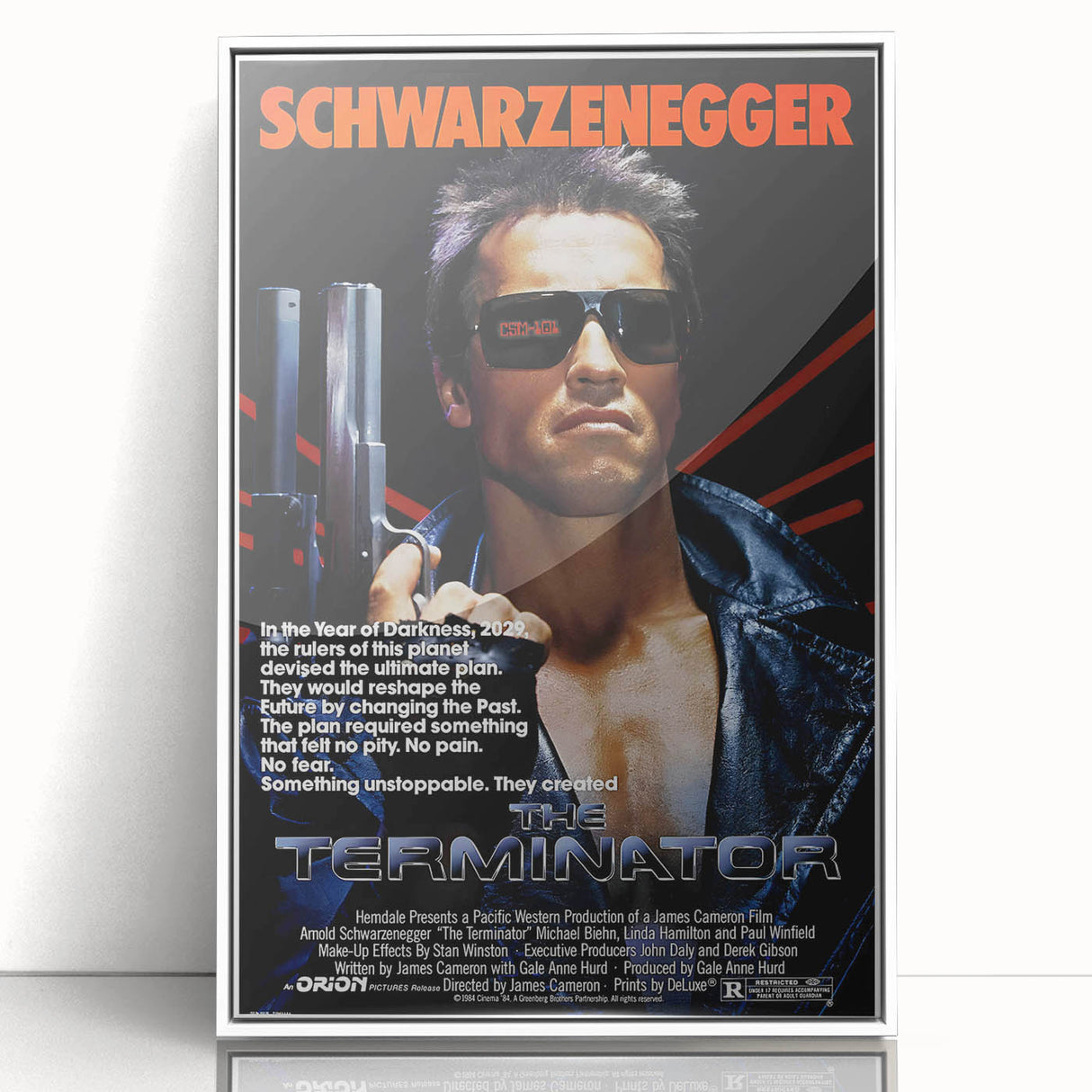Retro Wall Art - The Terminator Movie Poster - 80s Sci-Fi Art Prints