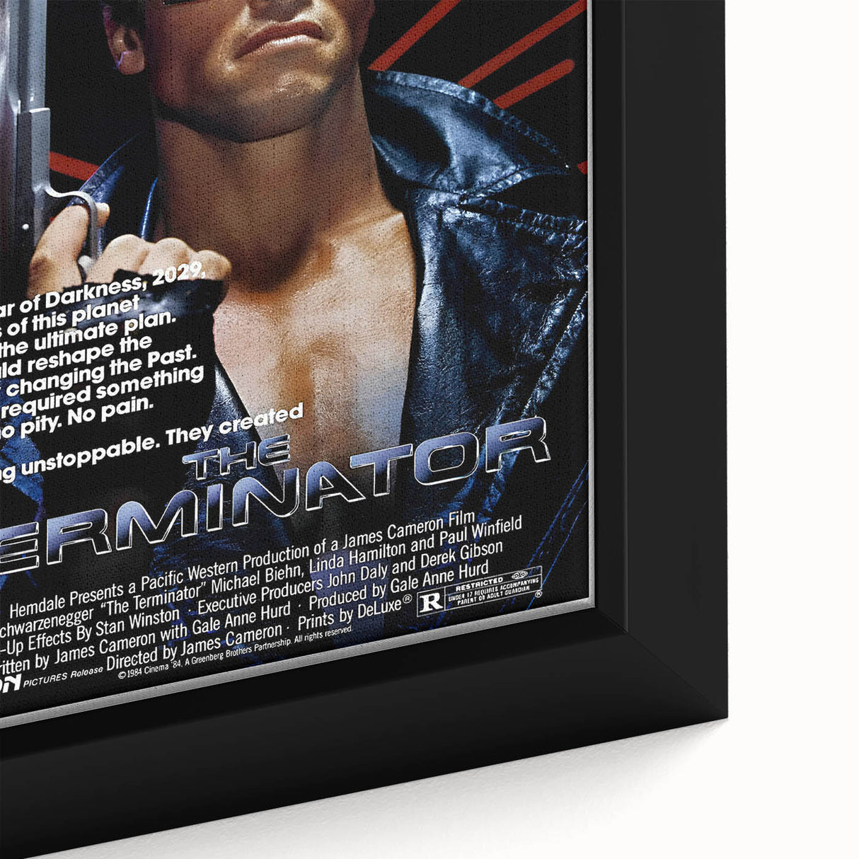 Retro Wall Art - The Terminator Movie Poster - 80s Sci-Fi Art Prints