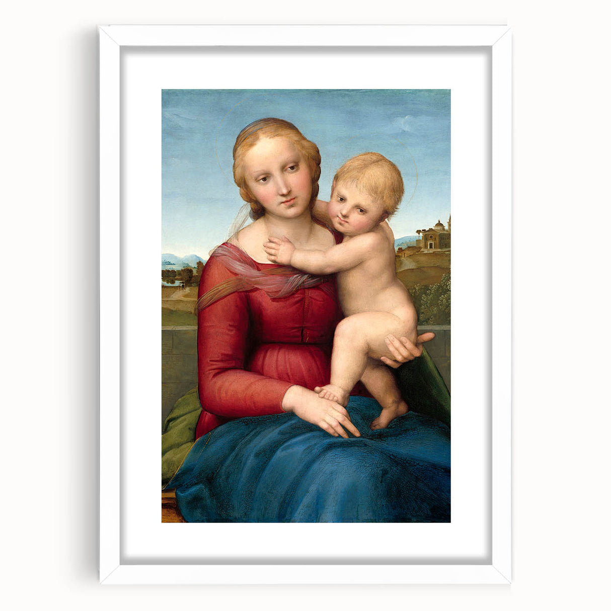 The Small Cowper Madonna by Raphael - Renaissance Art Print