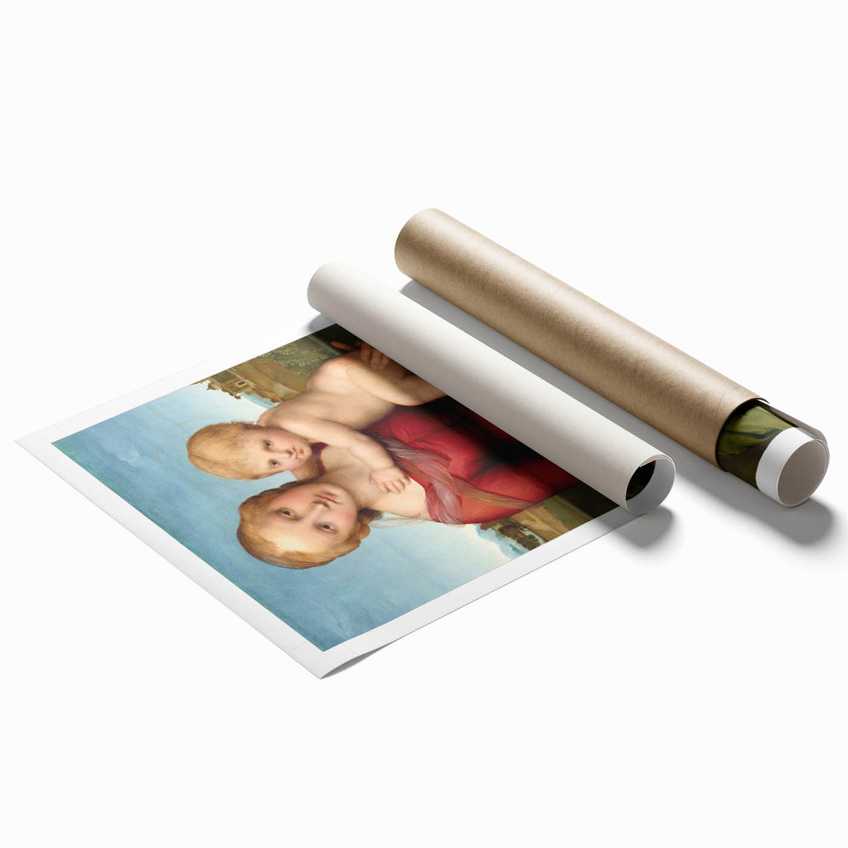 The Small Cowper Madonna by Raphael - Renaissance Art Print