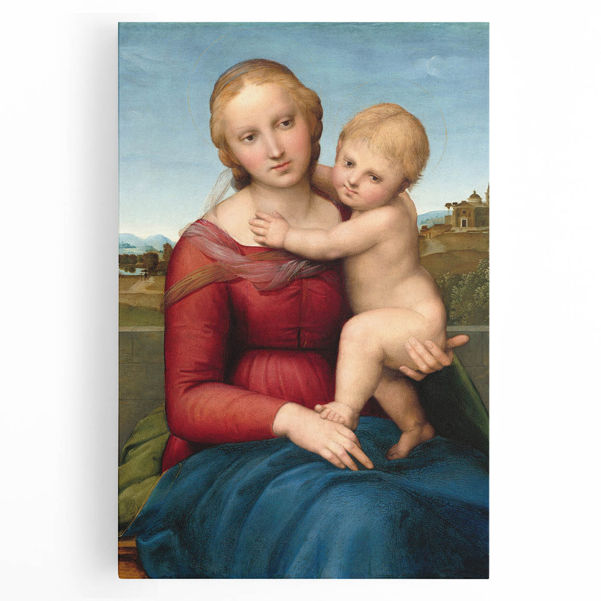 The Small Cowper Madonna by Raphael - Renaissance Art Print