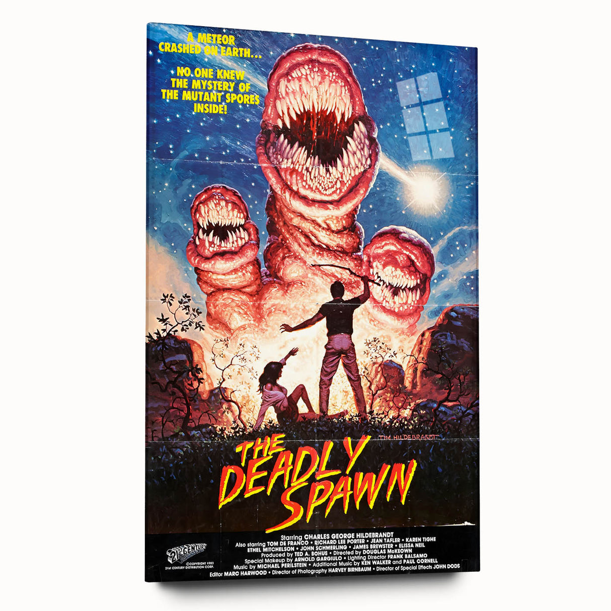 Retro Wall Art - The Deadly Spawn Movie Poster - 80s Horror Art Prints