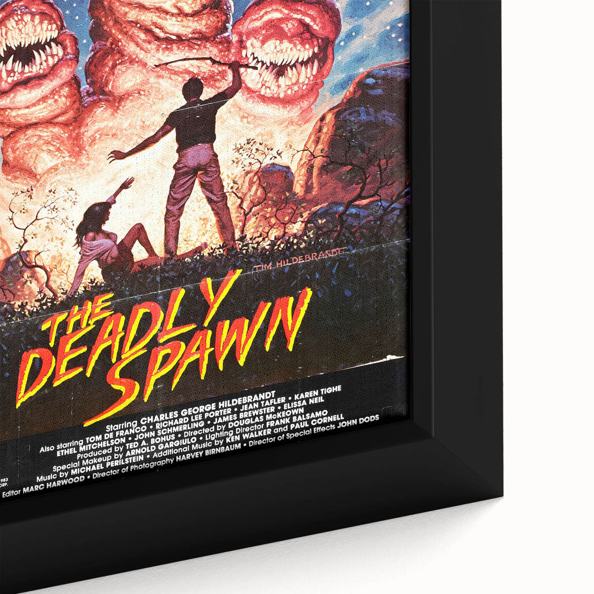 Retro Wall Art - The Deadly Spawn Movie Poster - 80s Horror Art Prints