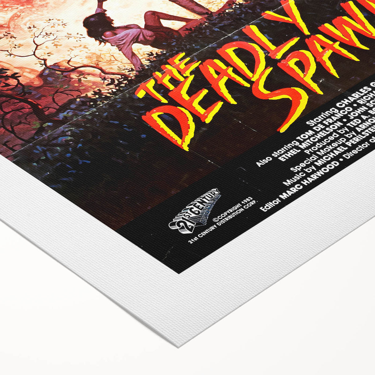 Retro Wall Art - The Deadly Spawn Movie Poster - 80s Horror Art Prints