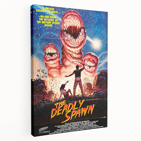 Retro Wall Art - The Deadly Spawn Movie Poster - 80s Horror Art Prints
