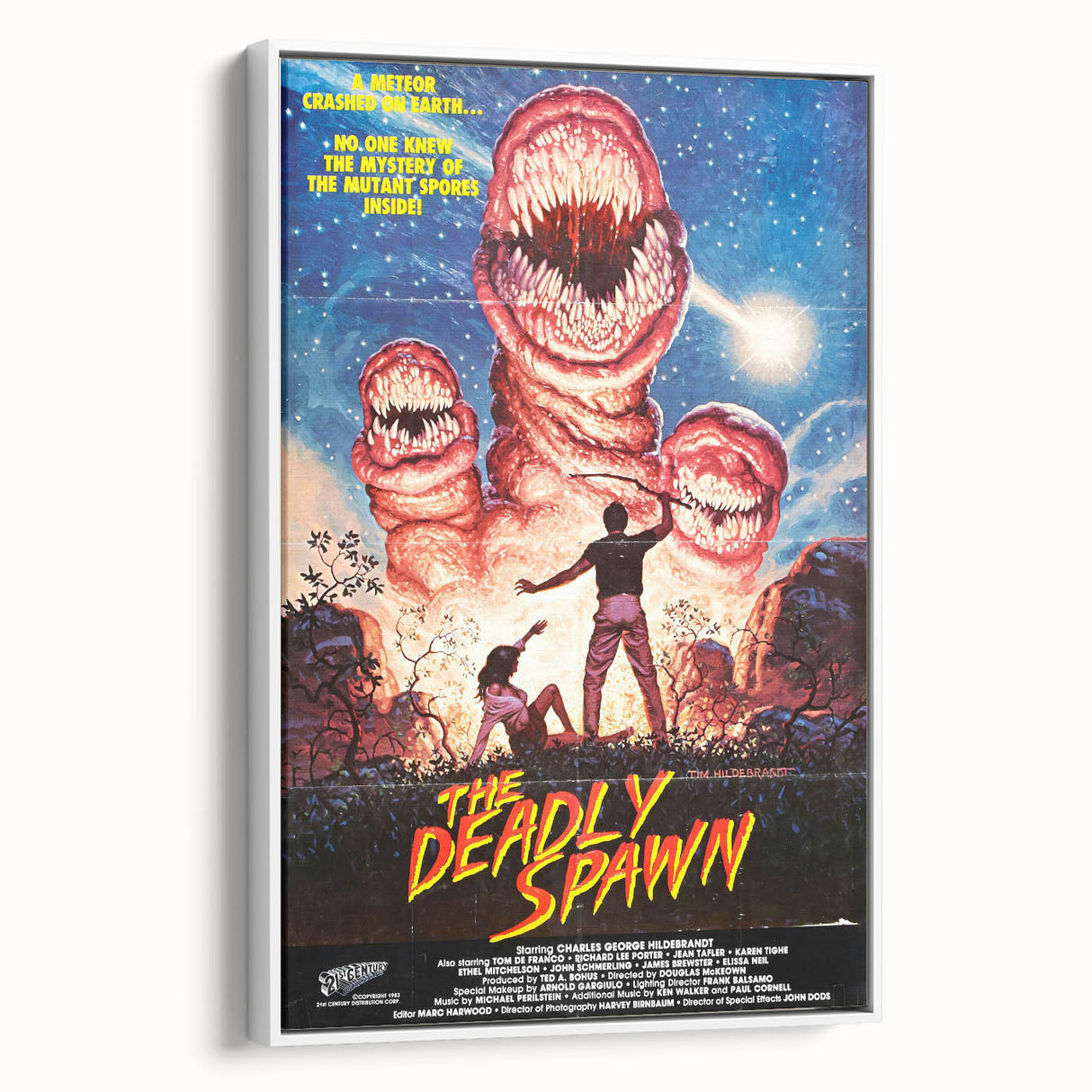 Retro Wall Art - The Deadly Spawn Movie Poster - 80s Horror Art Prints