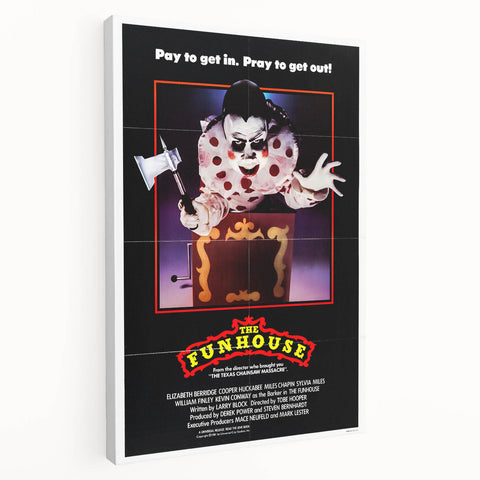 Retro Wall Art - The Funhouse Movie Poster - 80s Horror Art Prints