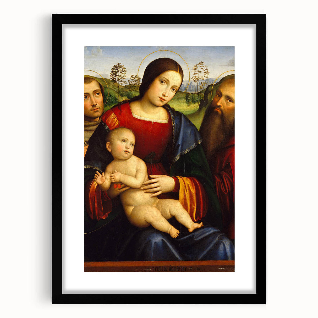 Madonna and Child with Saints - Renaissance Art Prints for Home Decor