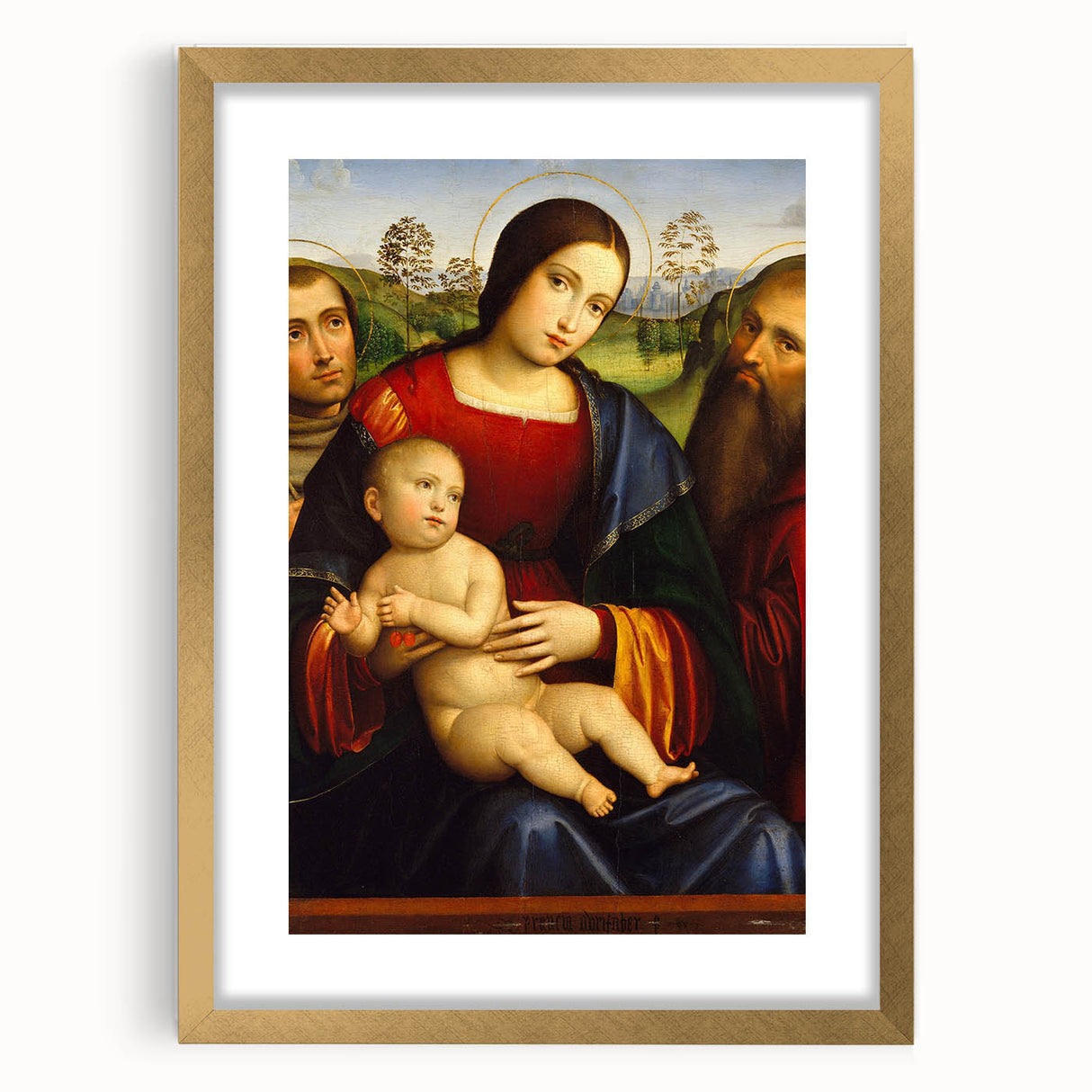 Madonna and Child with Saints - Renaissance Art Prints for Home Decor