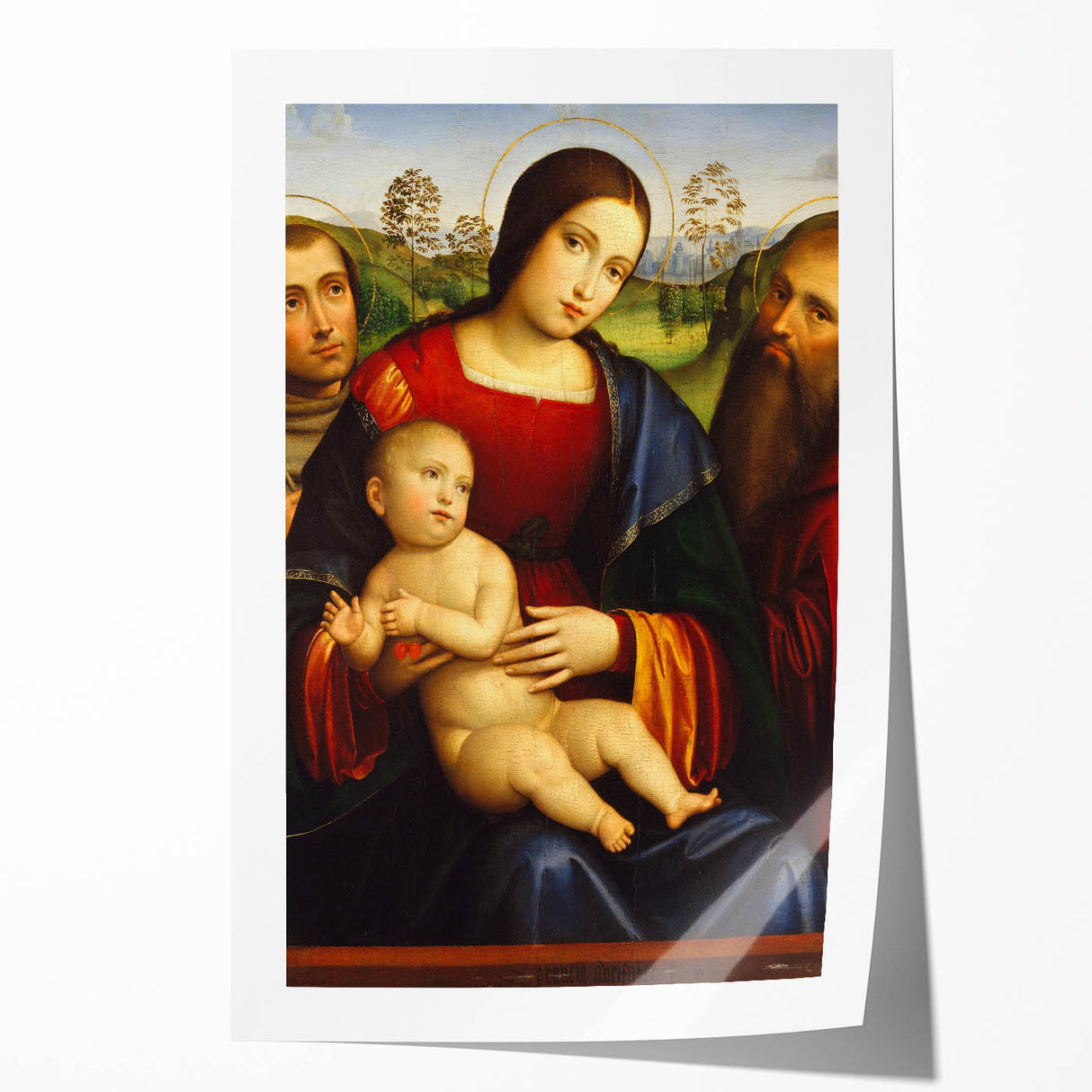 Madonna and Child with Saints - Renaissance Art Prints for Home Decor