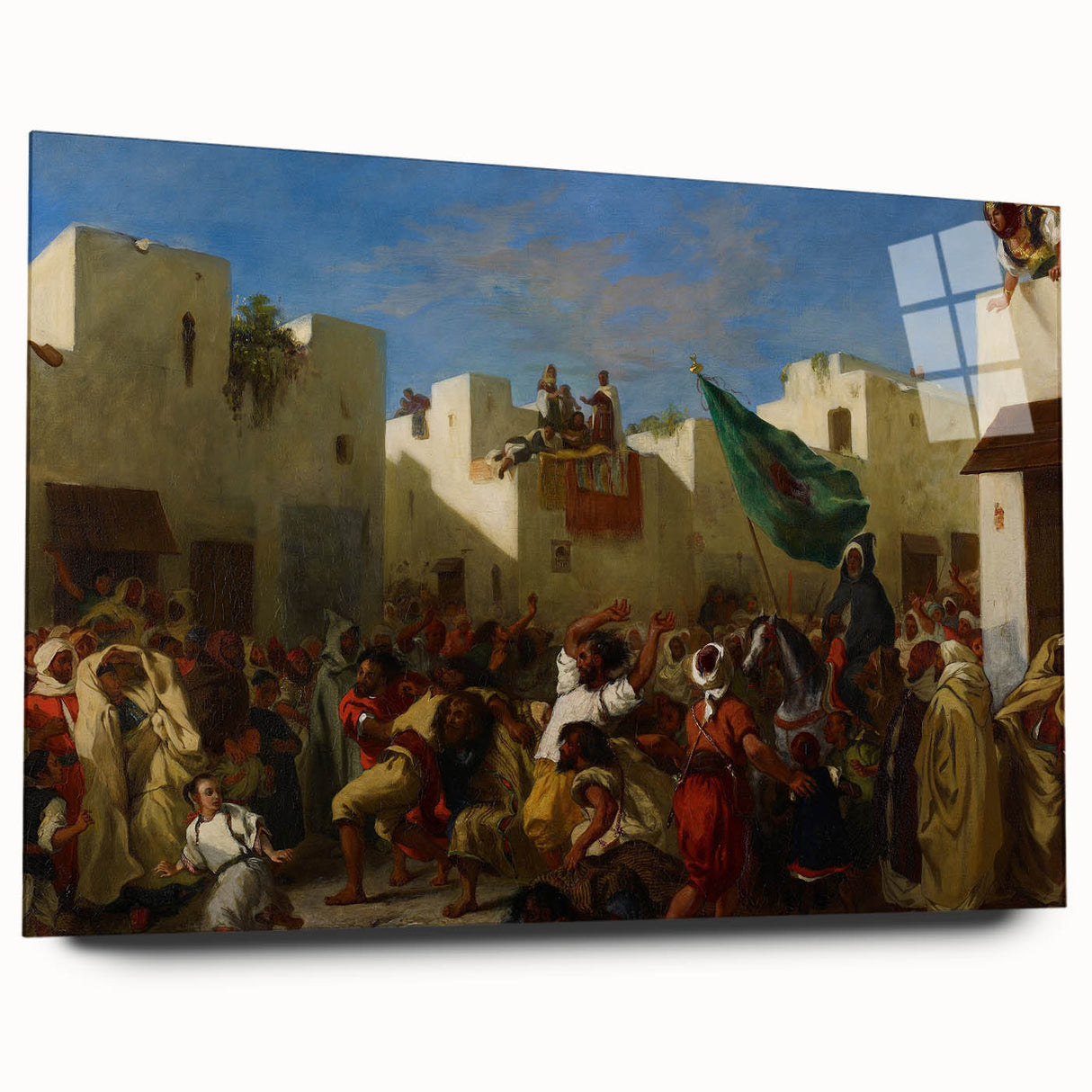 Romanticism Art - Famous Romantic Era Painting of Tangier Scene