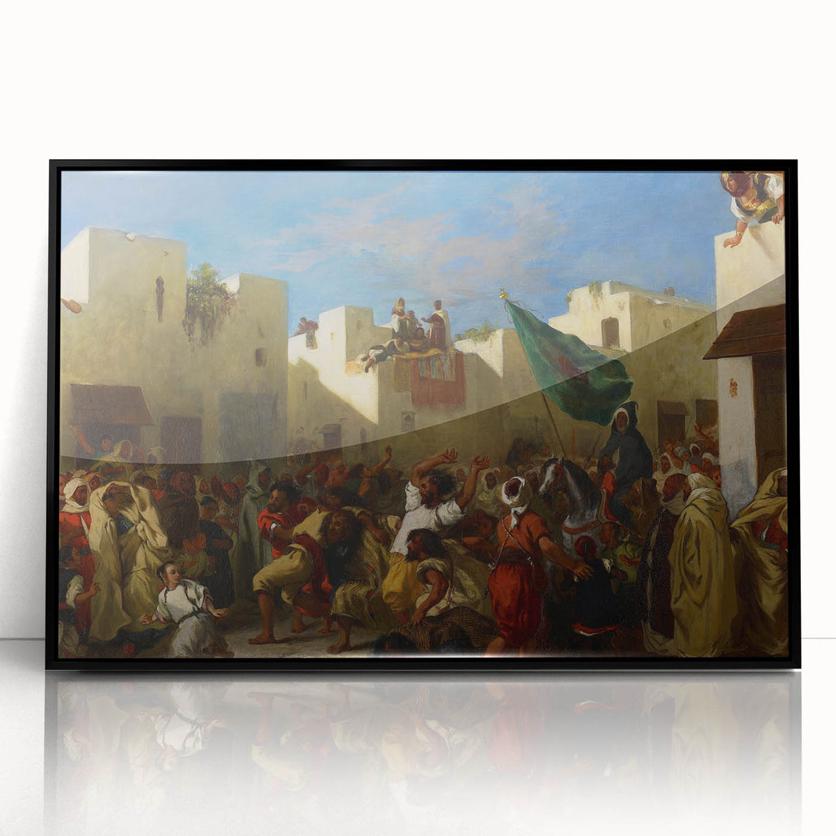 Romanticism Art - Famous Romantic Era Painting of Tangier Scene