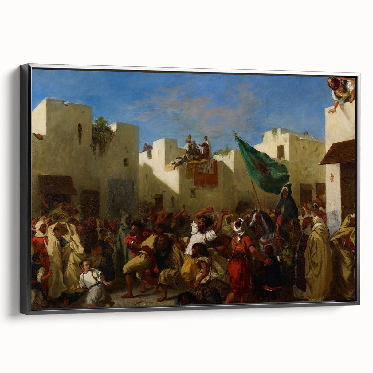 Romanticism Art - Famous Romantic Era Painting of Tangier Scene