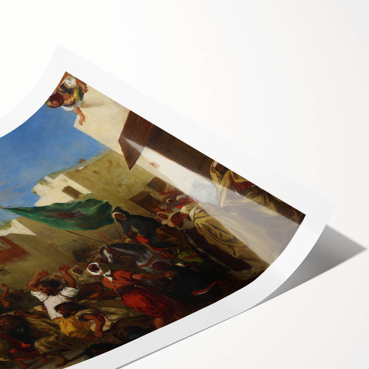 Romanticism Art - Famous Romantic Era Painting of Tangier Scene