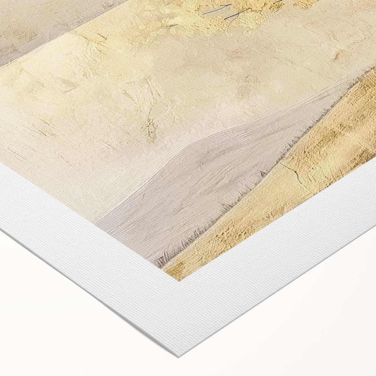 Abstract landscape wall art on rolled canvas, showcasing vibrant colors and fluid forms, ideal for modern home decor and artistic expression, packaged securely.