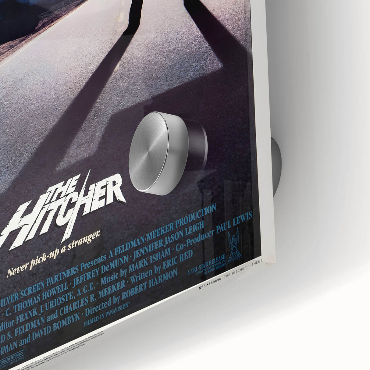 Retro Wall Art - The Hitcher Movie Poster - 80s Horror Art Prints