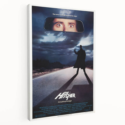 Retro Wall Art - The Hitcher Movie Poster - 80s Horror Art Prints